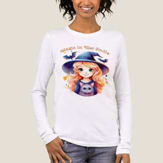 Magie in ihrem Lächeln – Halloween T-Shirt für Fra Tri-Blend Shirt