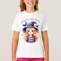 Magie in ihrem Lächeln – Halloween-T-Shirt für Kin