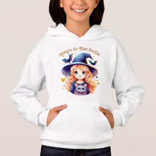 Magie in ihrem Lächeln – Süßes Halloween-Design Hoodie