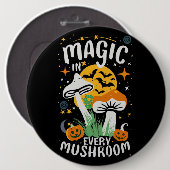 Magie in jedem Pilz! Button (Vorne & Hinten)
