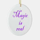 Magie ist ein echter Kreise-Ornament Keramikornament (Rechts)