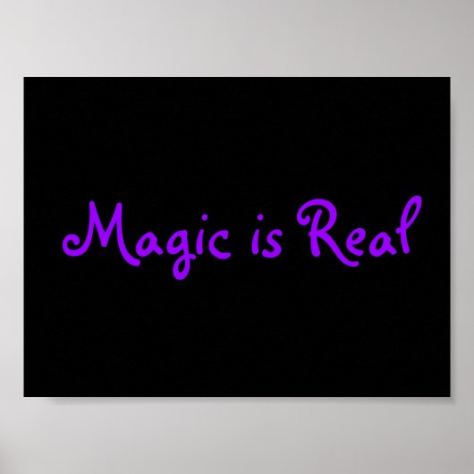 Magie ist ein echtes Poster (Vorne)