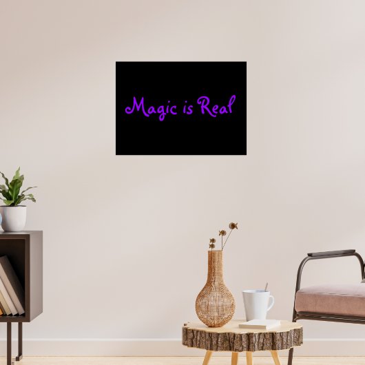 Magie ist ein echtes Poster (Wohnzimmer 3)