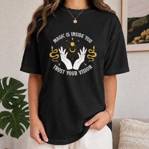Magie Ist In Dir Mystische Schlange Mond T-Shirt