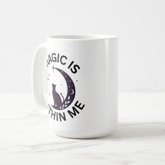 Magie ist in mir kaffeetasse (Vorderseite Links)