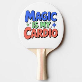 Magie ist mein Cardio – Lustiger Hexen-Ping-Pong-S Tischtennis Schläger