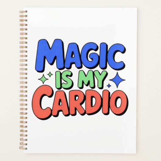 Magie ist mein Cardio-Planer Planer (Vorderseite)