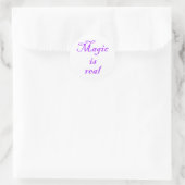Magie ist realer Aufkleber (Tasche)