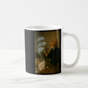 Magie-Katze Meme Katze Exorzismus Maus Lustig Fant Kaffeetasse