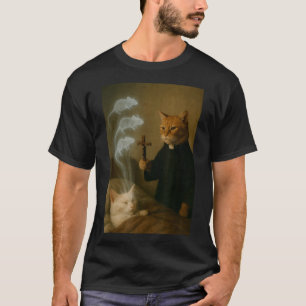 Magie-Katze Meme Katze Exorzismus Maus Lustig Fant T-Shirt