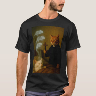 Magie-Katze Meme Katze Exorzismus Maus Lustig Fant T-Shirt