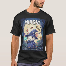 Magie – Maus Zauberer Halloween TinyFur T-Shirt