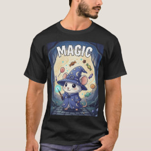 Magie – Maus Zauberer Halloween TinyFur T-Shirt