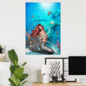 Magie Mermaid Poster (Heimbüro)