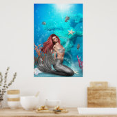 Magie Mermaid Poster (Küche)