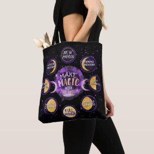 Magie mit dem Mond Mondzyklen Phasen Tasche