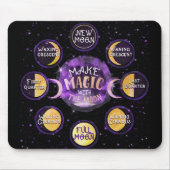 Magie mit den Mondmondmondzyklen Mousepad (Vorne)