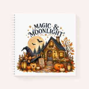 Magie & Mondlicht Gemütliches Cottage Halloween-De Notizblock