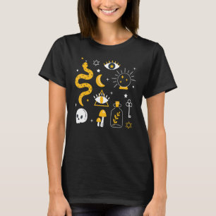 Magie Okkult Himmelszauber Hexerei Allsehendes Aug T-Shirt
