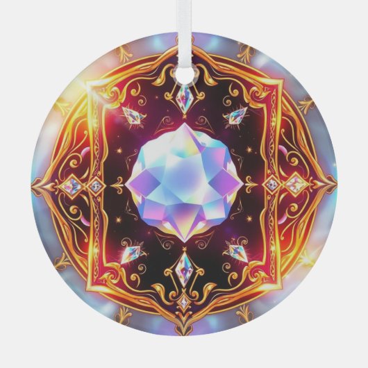 Magie ornament aus glas (Vorderseite)