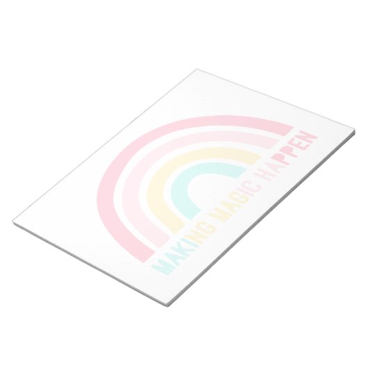 Magie passieren lassen notizblock (angewinkelt)