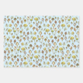 Magie Pilze Wasserfarbenwald Muster Geschenk Geschenkpapier Set (Vorderseite 2)