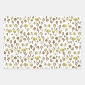 Magie Pilze Wasserfarbenwald Muster Geschenk Geschenkpapier Set (Vorderseite)