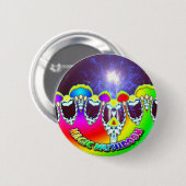 Magie-PilzFeuerwerke Button (Vorne & Hinten)