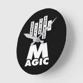 Magie Runde Wanduhr (Winkel)
