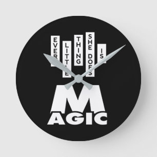 Magie Runde Wanduhr