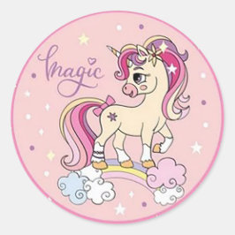 Magie Runder Aufkleber