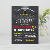 Magie-Show Geburtstagsbash Kinder Party Einladung (Stehend Vorderseite)