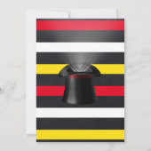 Magie-Show Geburtstagsbash Kinder Party Einladung (Rückseite)