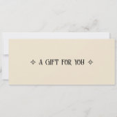 Magie-Show Geschenkgutschein Vorlage (Rückseite)