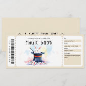 Magie-Show Geschenkgutschein Vorlage (Vorne/Hinten)