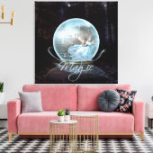 Magie - überzogene Canvas Leinwanddruck (Insitu (Wohnzimmer))