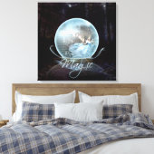 Magie - überzogene Canvas Leinwanddruck (Insitu (Schlafzimmer))