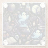 Magie und Zauber Glasuntersetzer (Rückseite)