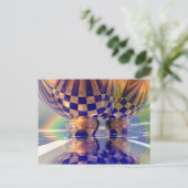 Magie unter dem Regenbogen Postkarte (Stehend Vorderseite)
