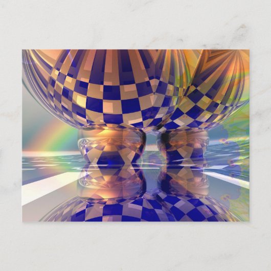Magie unter dem Regenbogen Postkarte (Vorderseite)