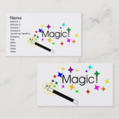 Magie Visitenkarte (Vorne/Hinten)