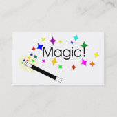 Magie Visitenkarte (Rückseite)