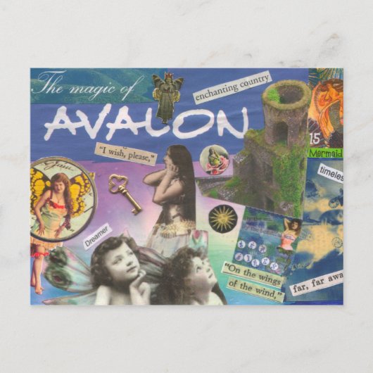 Magie von Avalon Postkarte (Vorderseite)