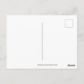 Magie von Grau Postkarte (Rückseite)