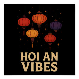 Magie von Hoi An – Laternenkunst  Poster
