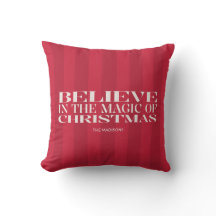 Magie von Weihnachten Rot gestreift Elegant