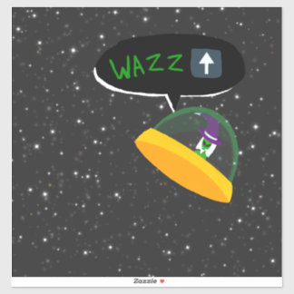 Magier Alien Aufkleber!! Aufkleber
