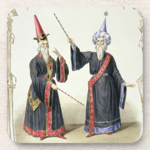 Magier am Karneval in Berlin, 1836 (Farbe Getränkeuntersetzer