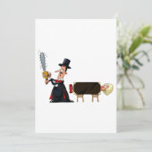 Magier Darstellend Einladung (Stehend Vorderseite)