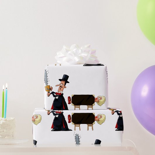 Magier Darstellend Geschenkpapier